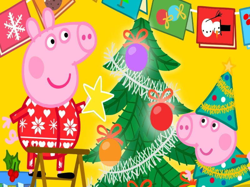 Peppa Putting Star on Tree puzzle