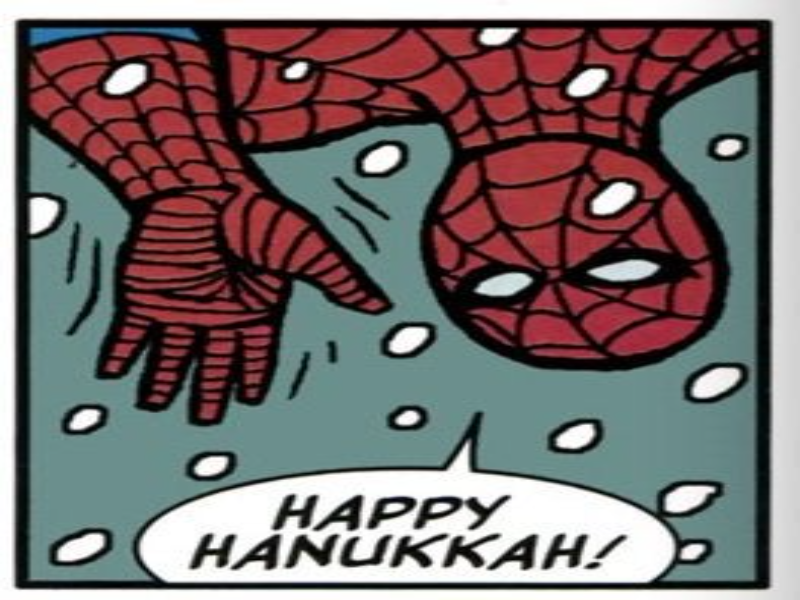 Spiderman Chanukah puzzle