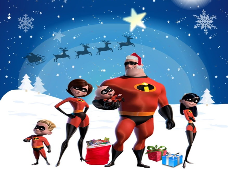 Incredibles Christmas puzzle