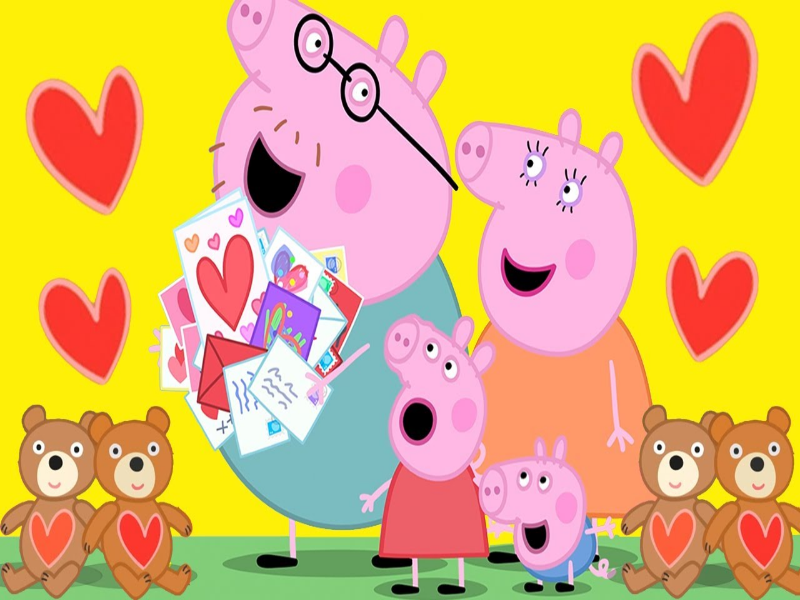 Peppa Valentine puzzle