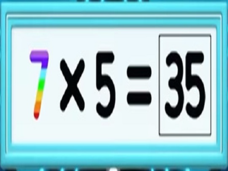 seven times five equal thirty five puzzle