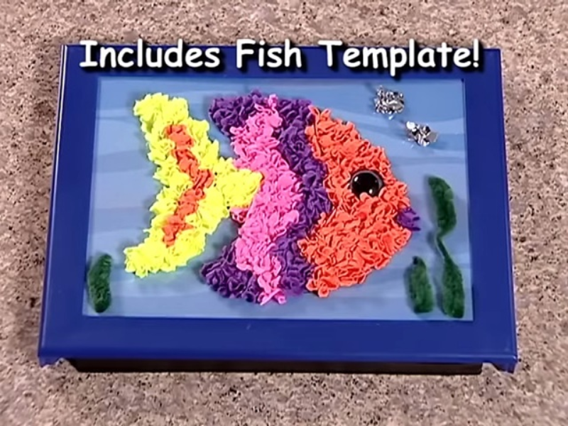 includes fish template puzzle