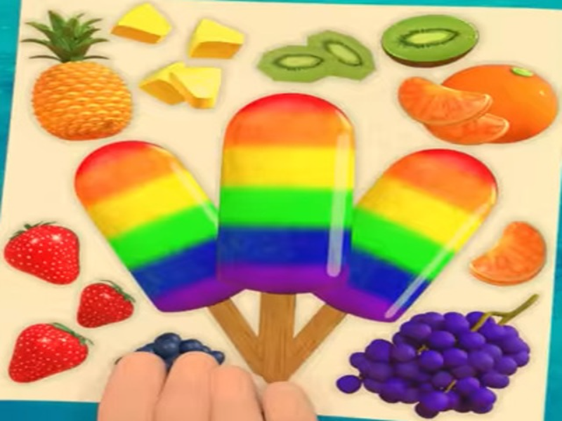 rainbow popsicles puzzle