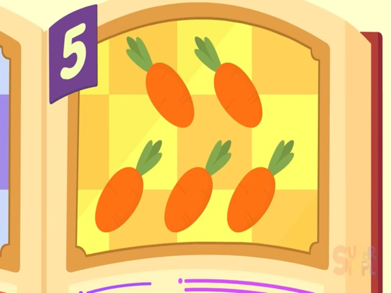 five chunky carrots puzzle