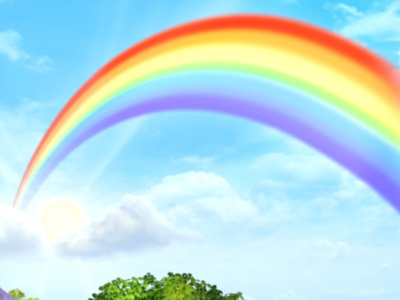 rainbow sky puzzle