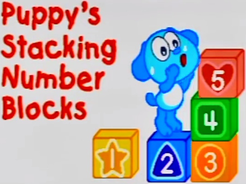 puppy stacking number blocks puzzle