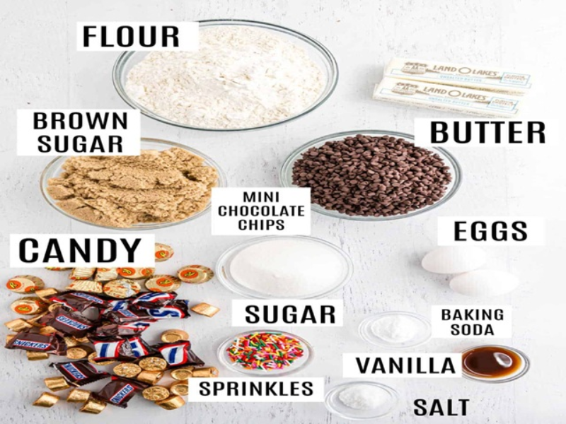 cookie cups ingredients puzzle