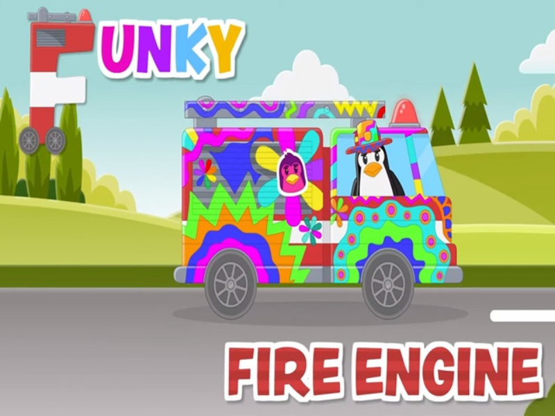 funky fire engine puzzle