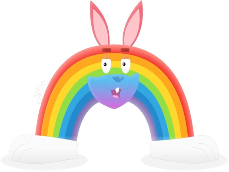 rabbit rainbow puzzle