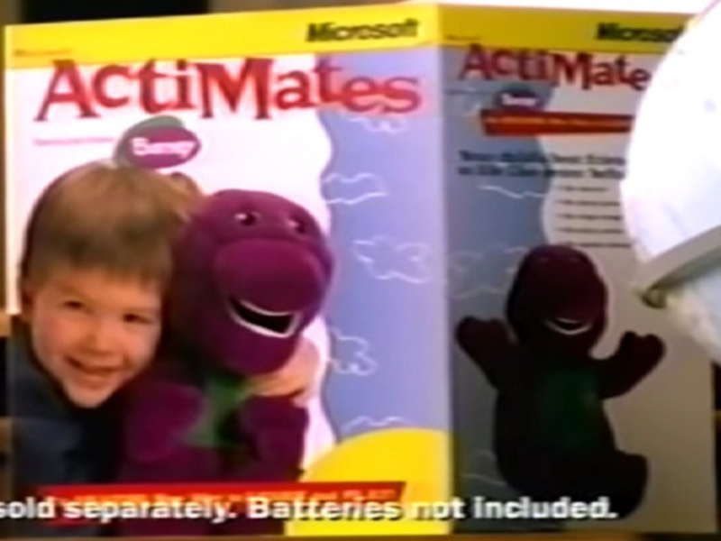 Microsoft best sale actimates barney