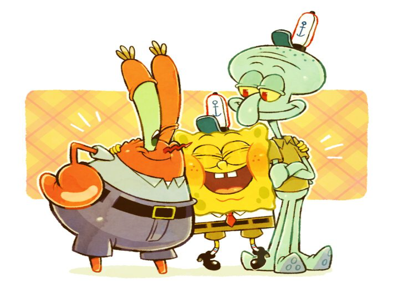 Spongebob Squidward and Mr Krabs puzzle